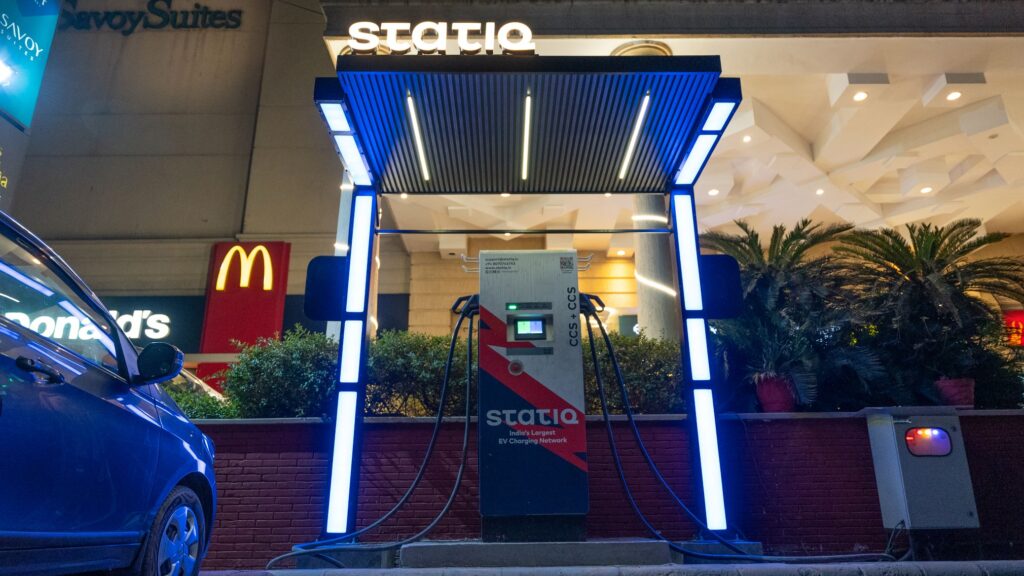 Statiq EV charging station at Savoy Suites, Manesar